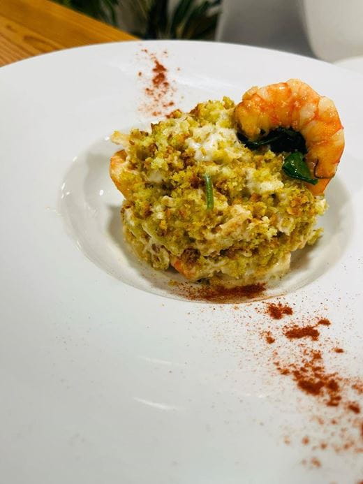 recipe image Bacalhau no forno com Camarão