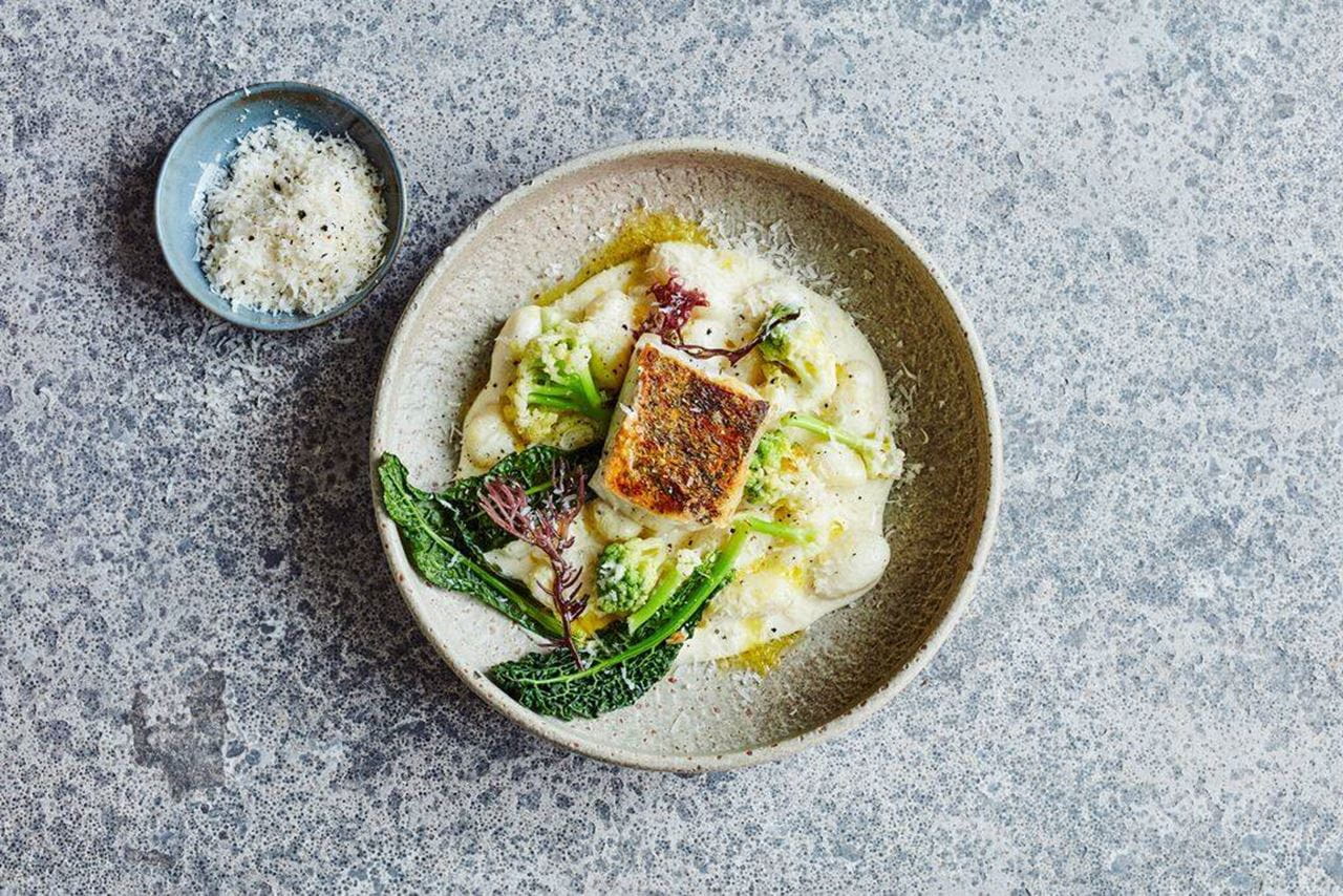 recipe image Morský vlk s gnocchi a parmezánovou omačkou