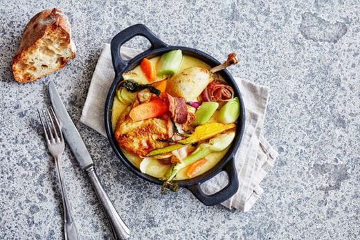 recipe image Baby kuriatko s jarnou zeleninou