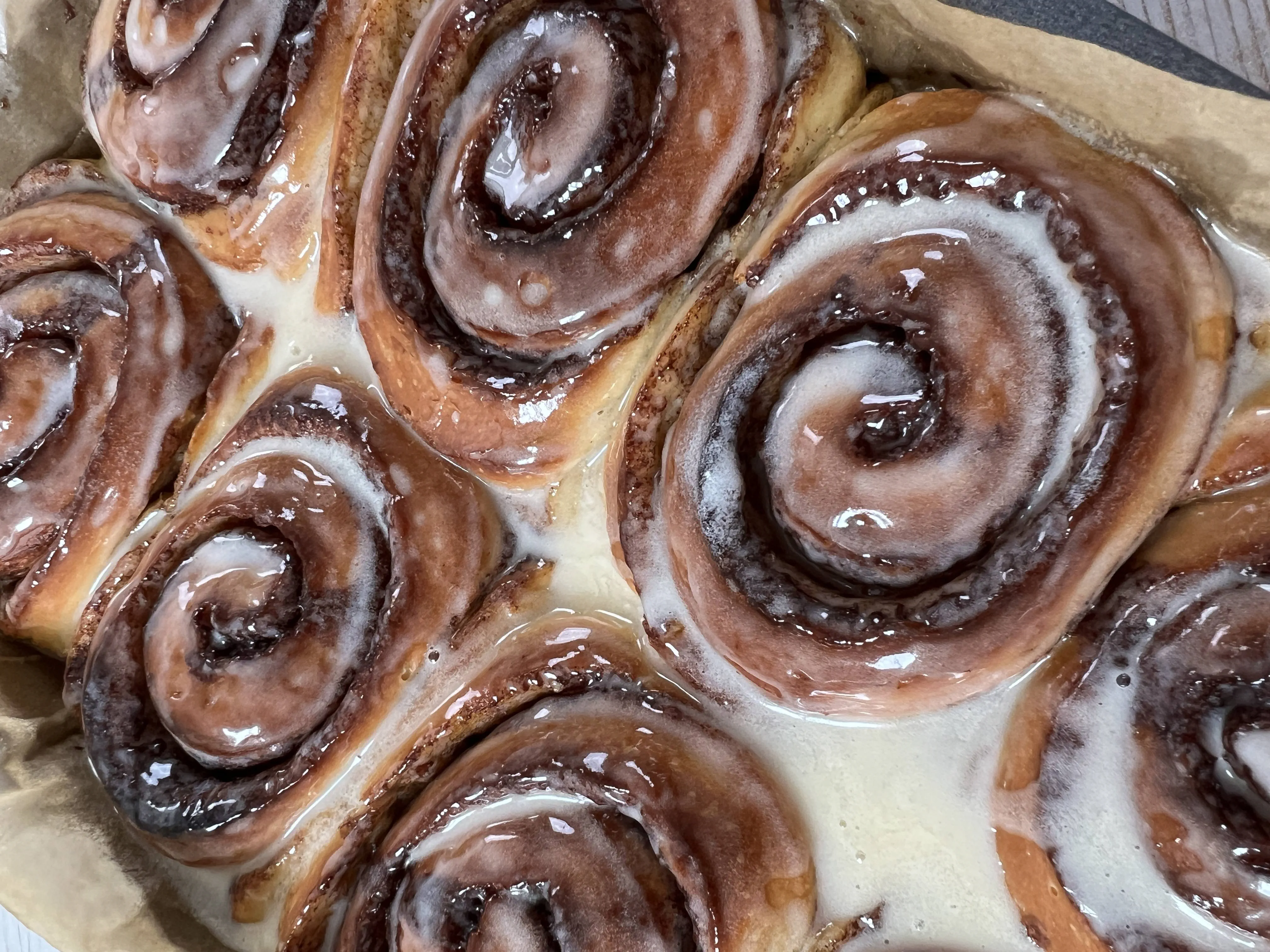 recipe image Škoricové rolky s lahodnou polevou
