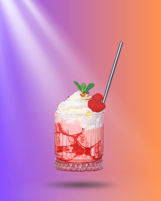 recipe image Malinový shake