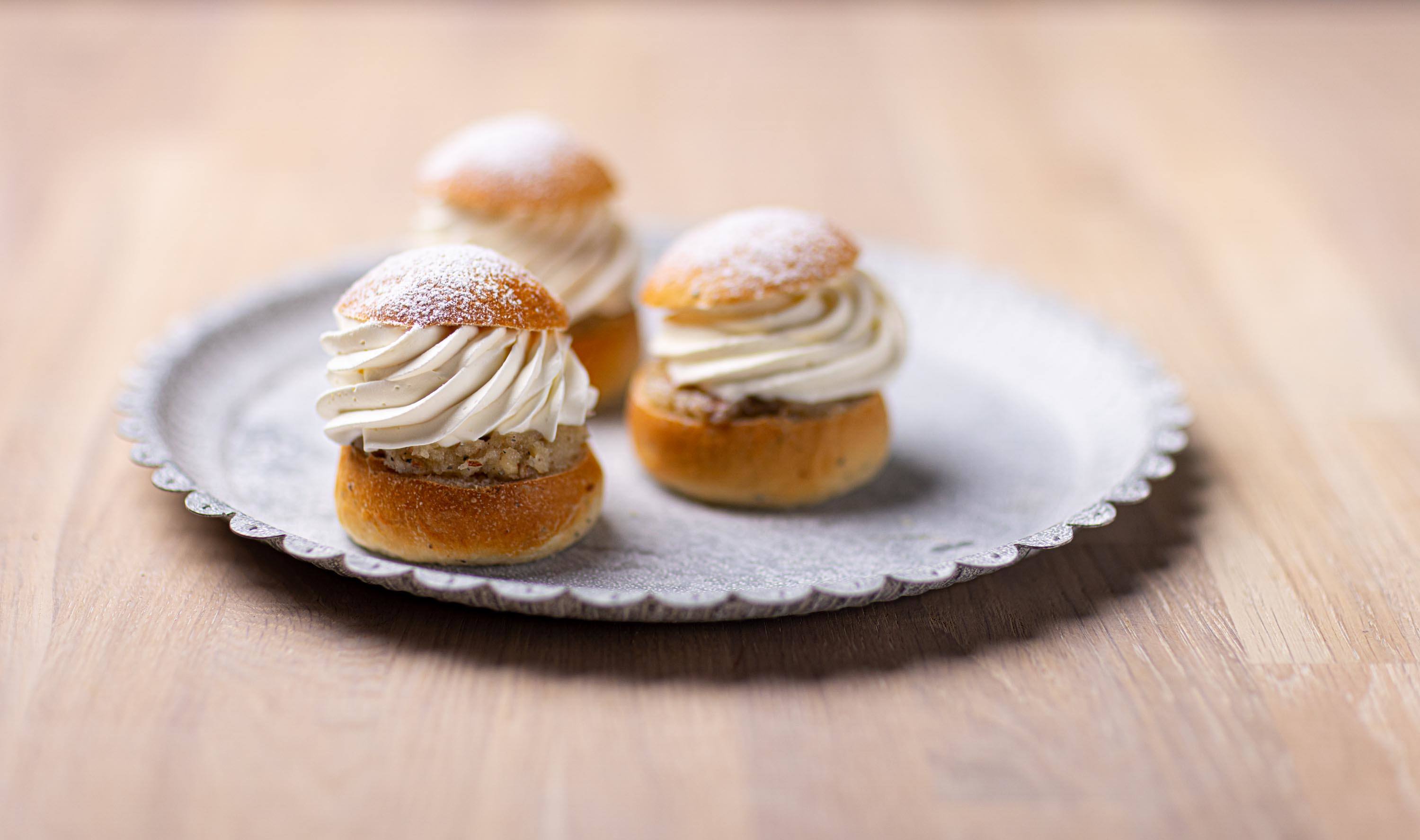 recipe image Semla vegetarisk med mandelmassa
