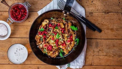 recipe image Raggmunk med svamp