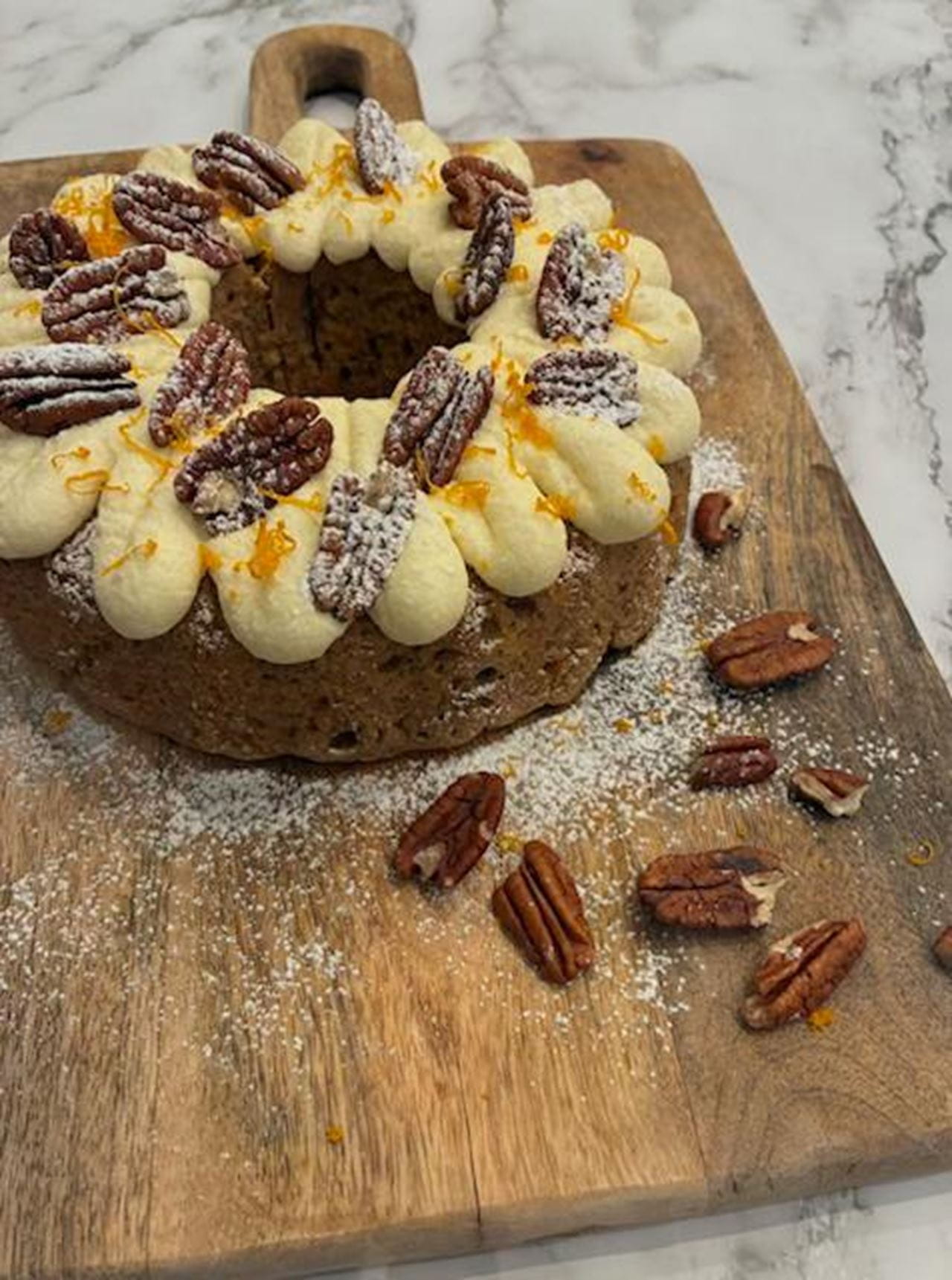 recipe image pumpakaka-med-apelsinfrosting