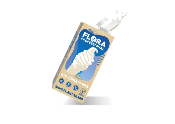 Flora Soft serve splash