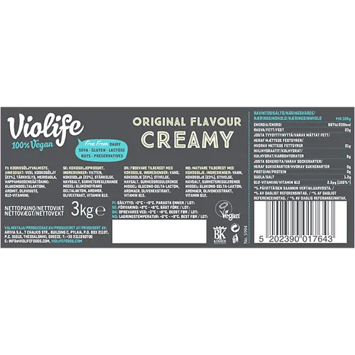 VIOLIFE CREAMY ORIGINAL 3kg