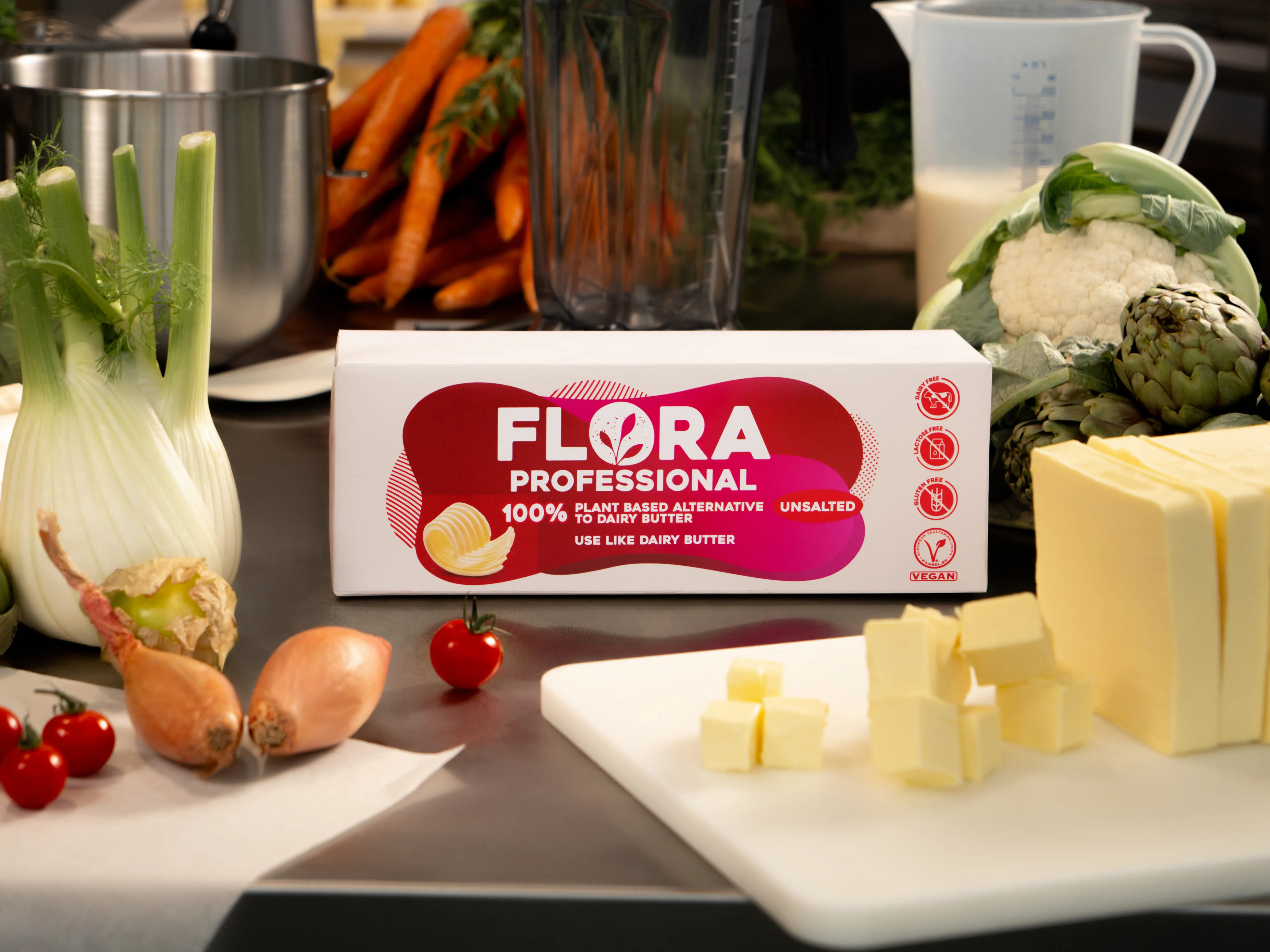 Flora Professional växtbaserat alternativ till smör osaltat