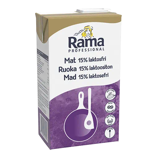 Rama Professional Mat 15% laktosfri 8x1L