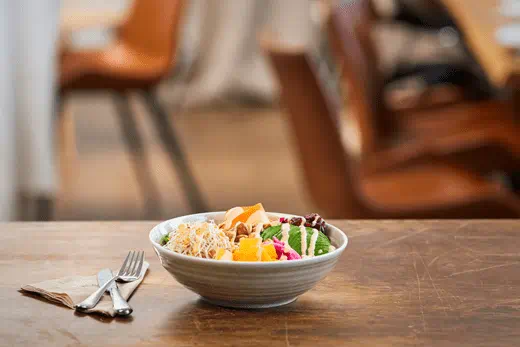 recipe image Poké bowl med Mango & Chilidressing