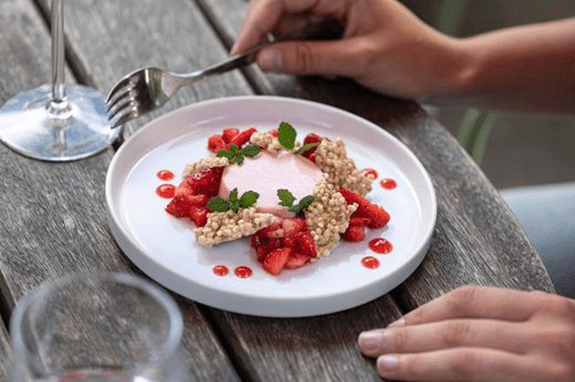 recipe image jordgubbspannacotta