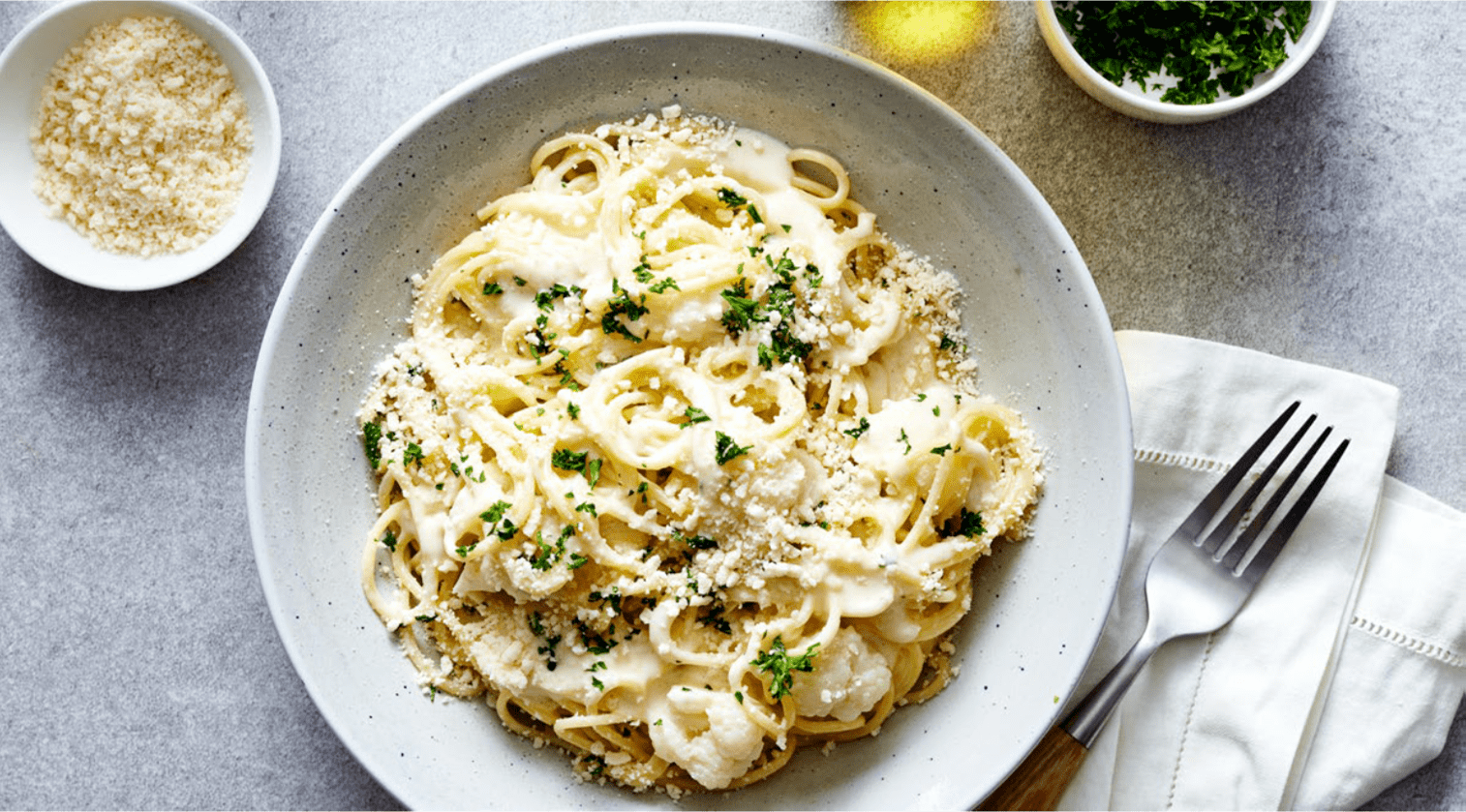 recipe image Alfredo Soslu Makarna