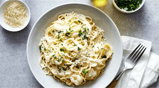 recipe image Alfredo Soslu Makarna